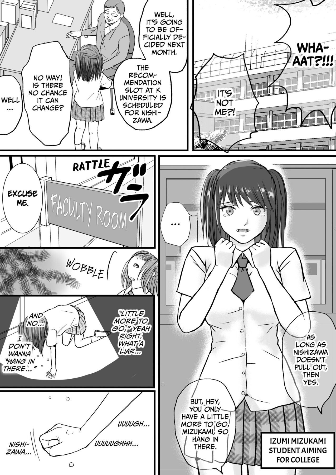 Hentai Manga Comic-You Said It'd Just Be Grinding... But You Ended up Slipping It In. Now I'm Just the Top Student's Toy.-Read-3